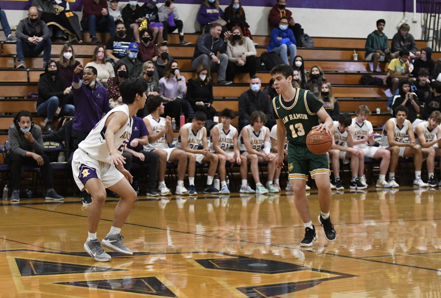 Boys basketball game AV vs San Ramon