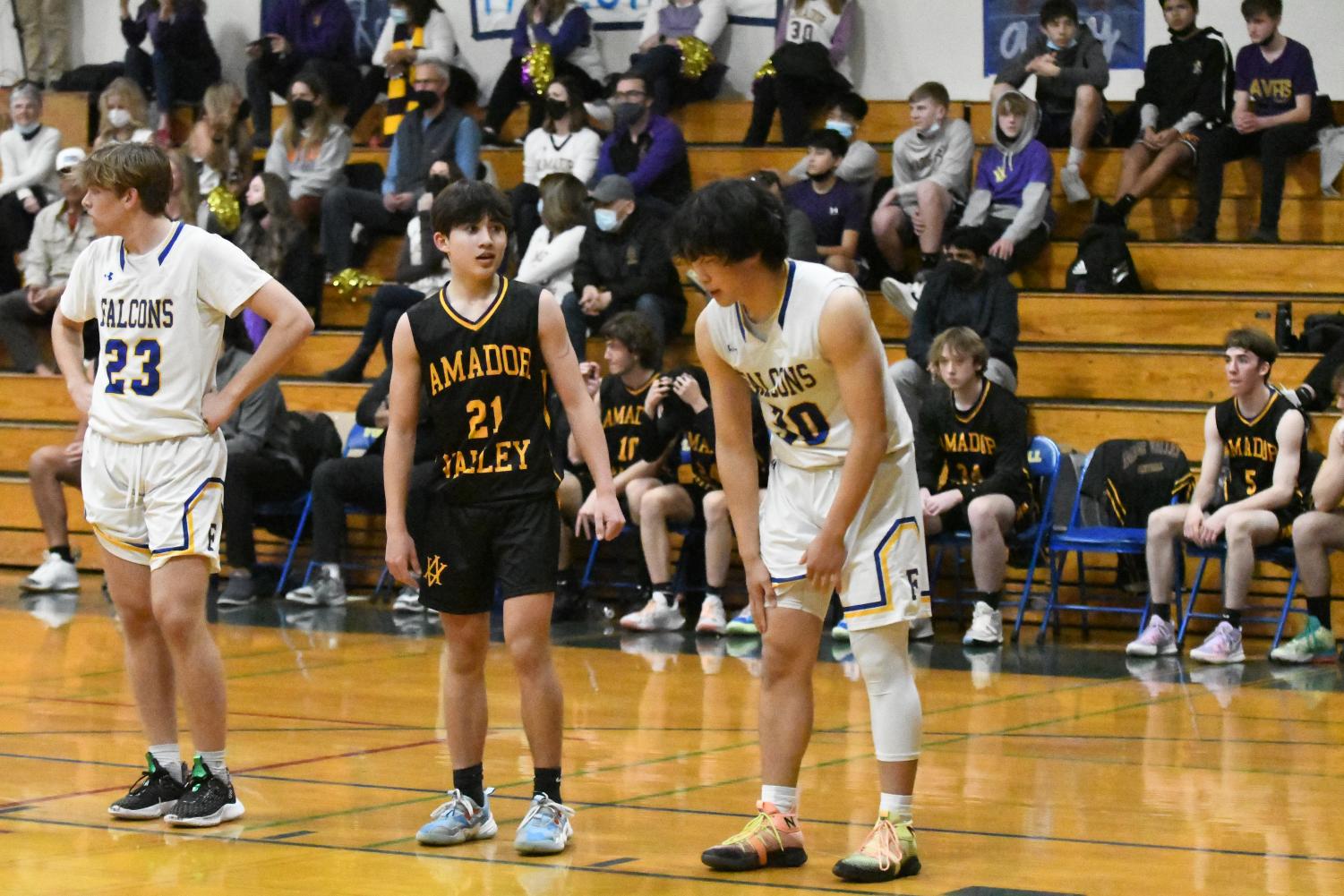 Photo Gallery - Amador Valley Boys Basketball sweeps Foothill in rivalry game