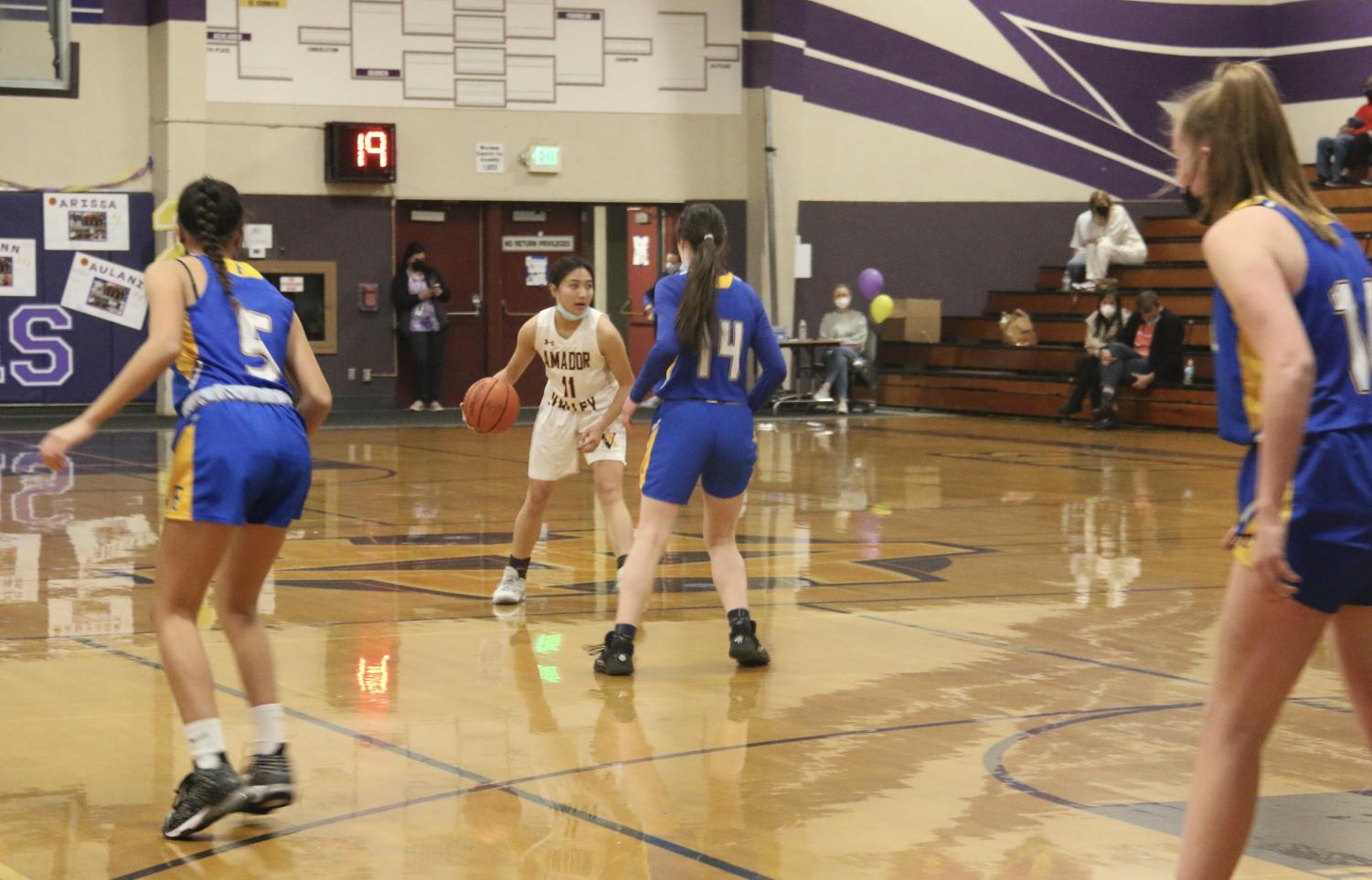 AV Girls Basketball takes down Foothill on their senior night