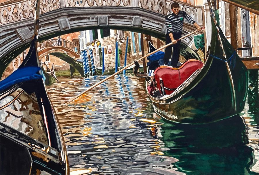 Gondolier in Venice