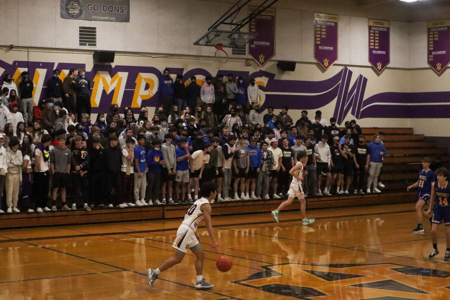 Amador battles hard at the NCS Foothill basketball game