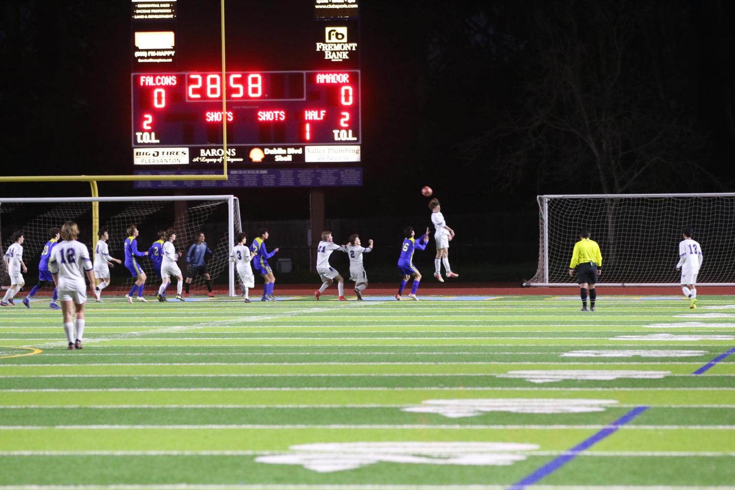Amador Varsity Boys Soccer closes season against Foothill