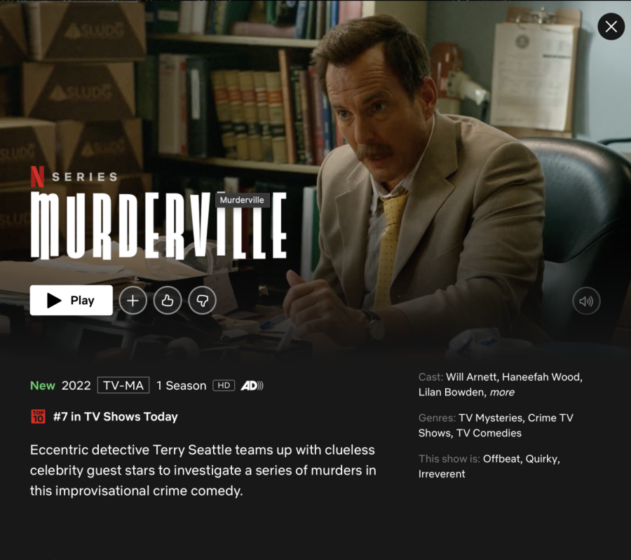 Watch the new comedy show, Murderville, on Netflix today.