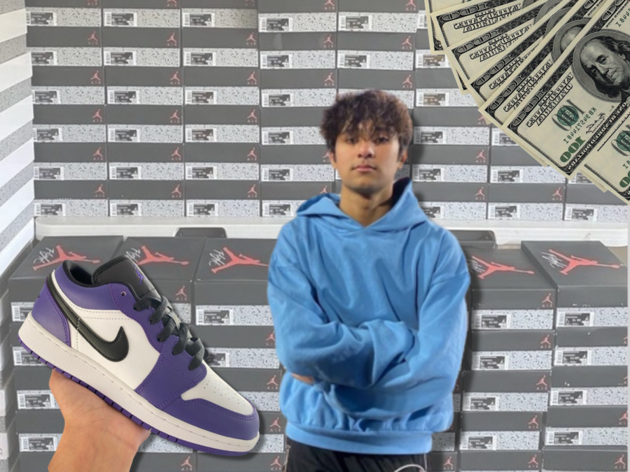 Shloke Suri (23) runs a full business, Secured Soles LLC, where he resells shoes in high demand like Jordans and Yeezys to stores and other resale companies. 