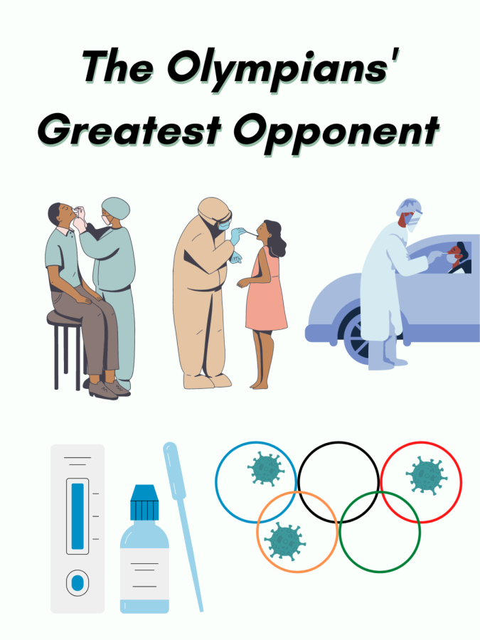 Along+side+training+for+the+biggest+competition+of+their+lives%2C+athletes+have+to+worry+about+battling+the+new+Omicron+variant+as+well.