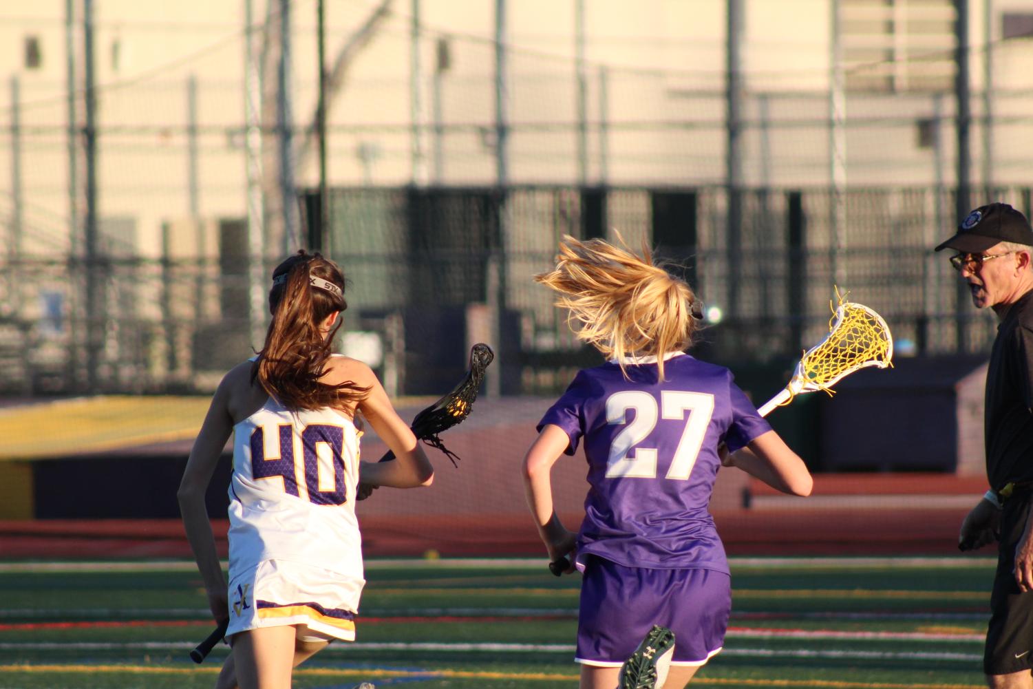 Girls lacrosse ends game with a win against Piedmont