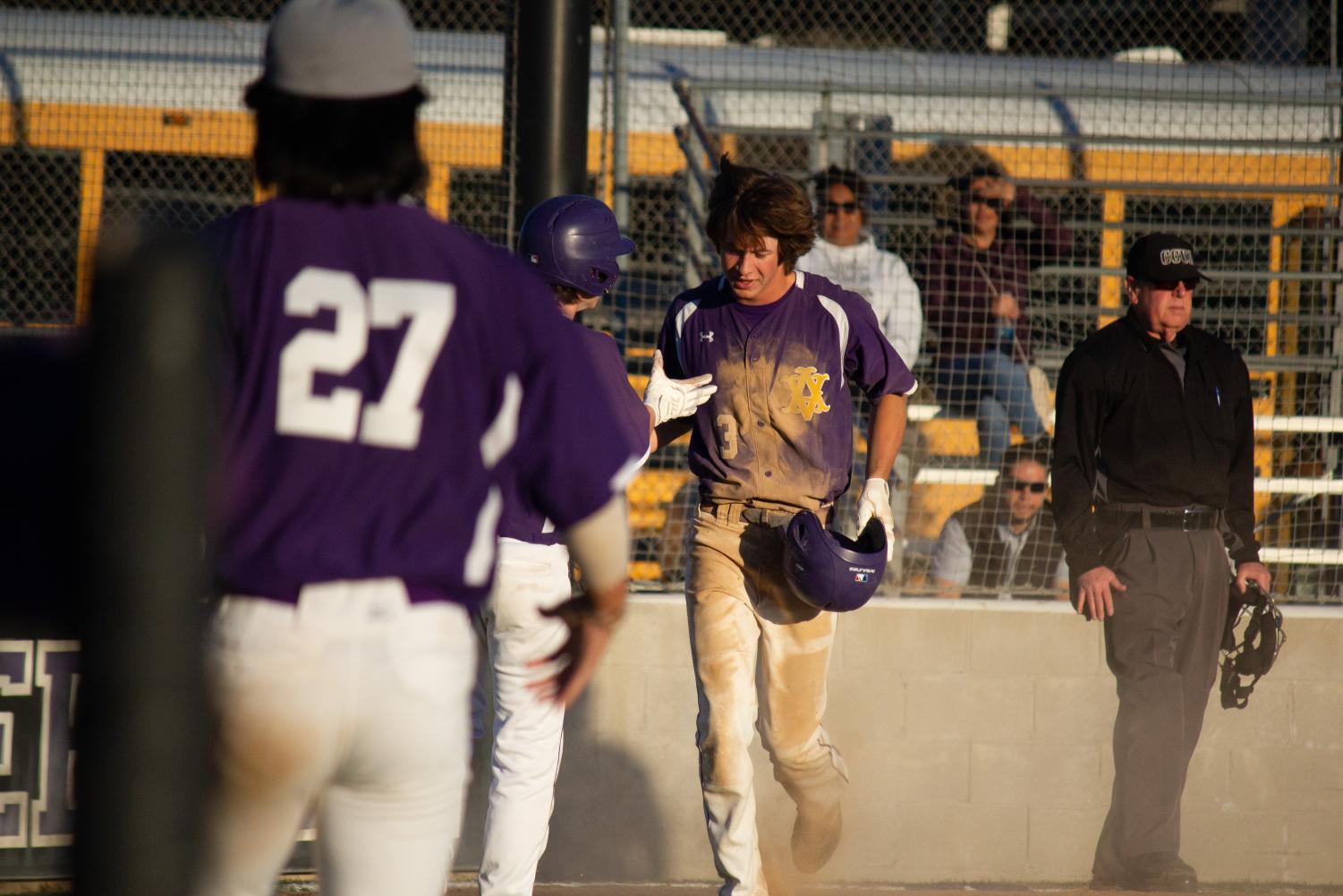 Amador varsity baseball takes a win on Deer Valley 11-2