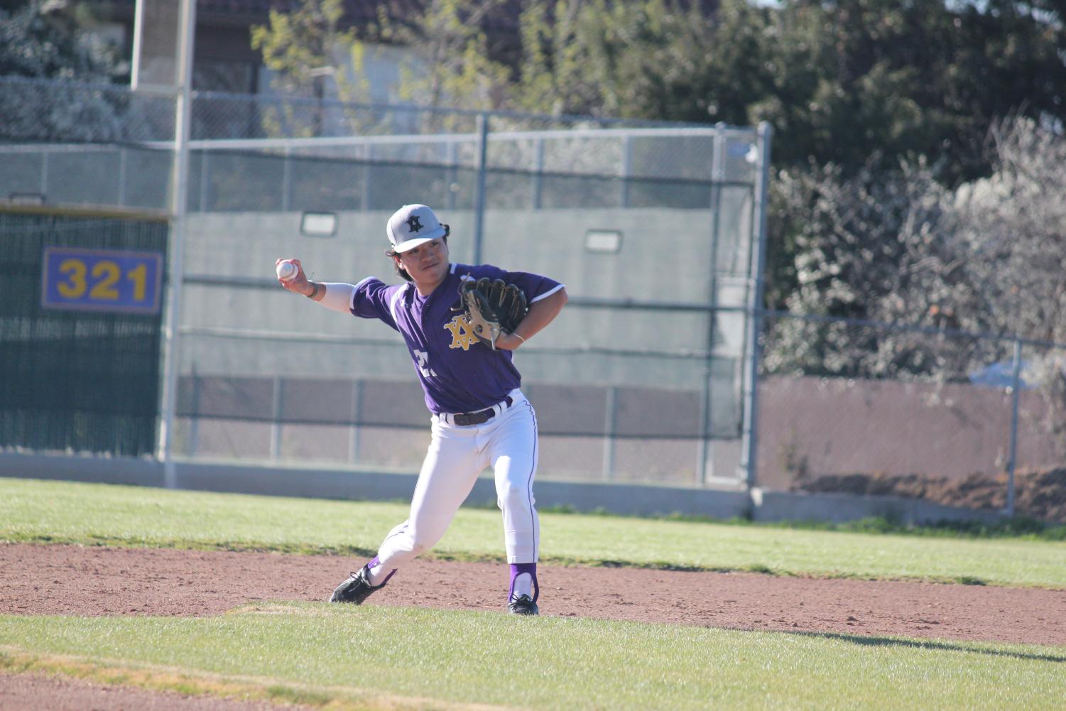 Amador varsity baseball takes a win on Deer Valley 11-2