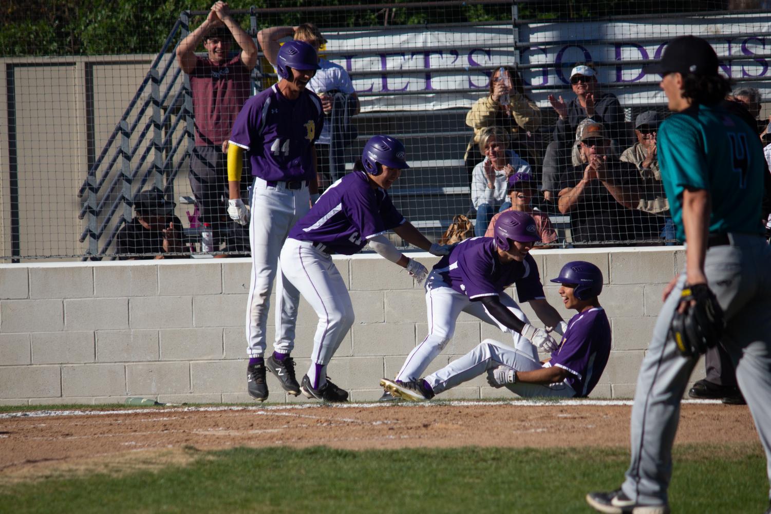 Amador varsity baseball takes a win on Deer Valley 11-2