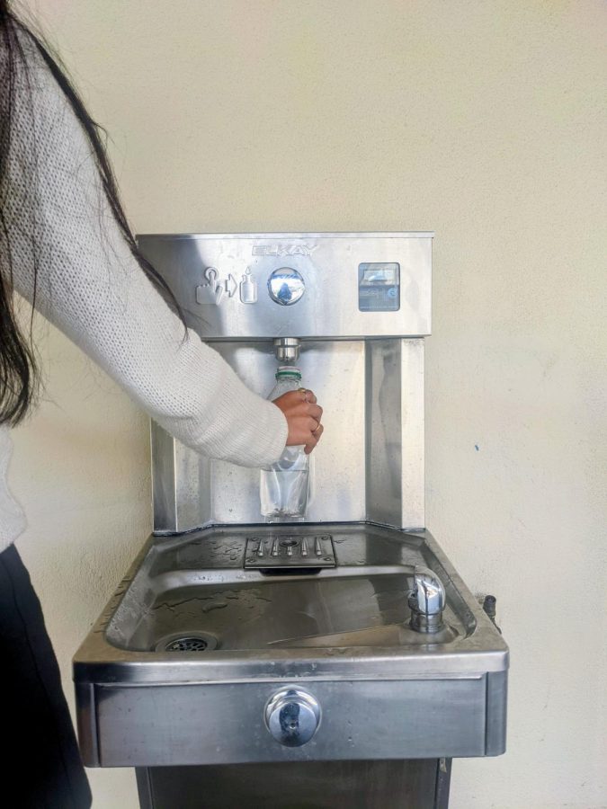 The Amador campus has several water fountains specially designed for easily refilling water bottles as well as grabbing a quick drink of water. 