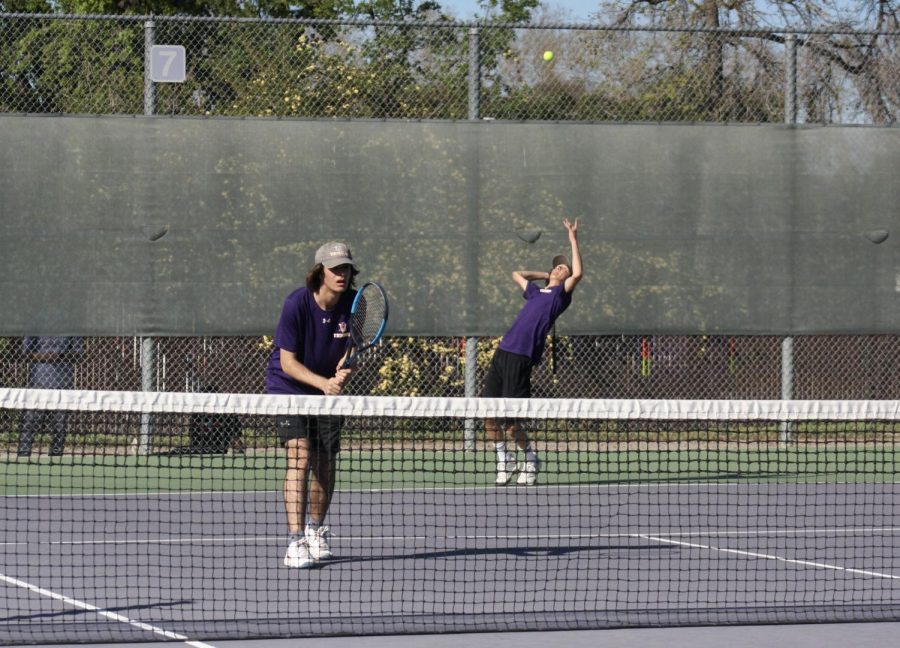 Andrew Weckwerth('23) and Soren Pagtakhan('23) playing the double against Granada.