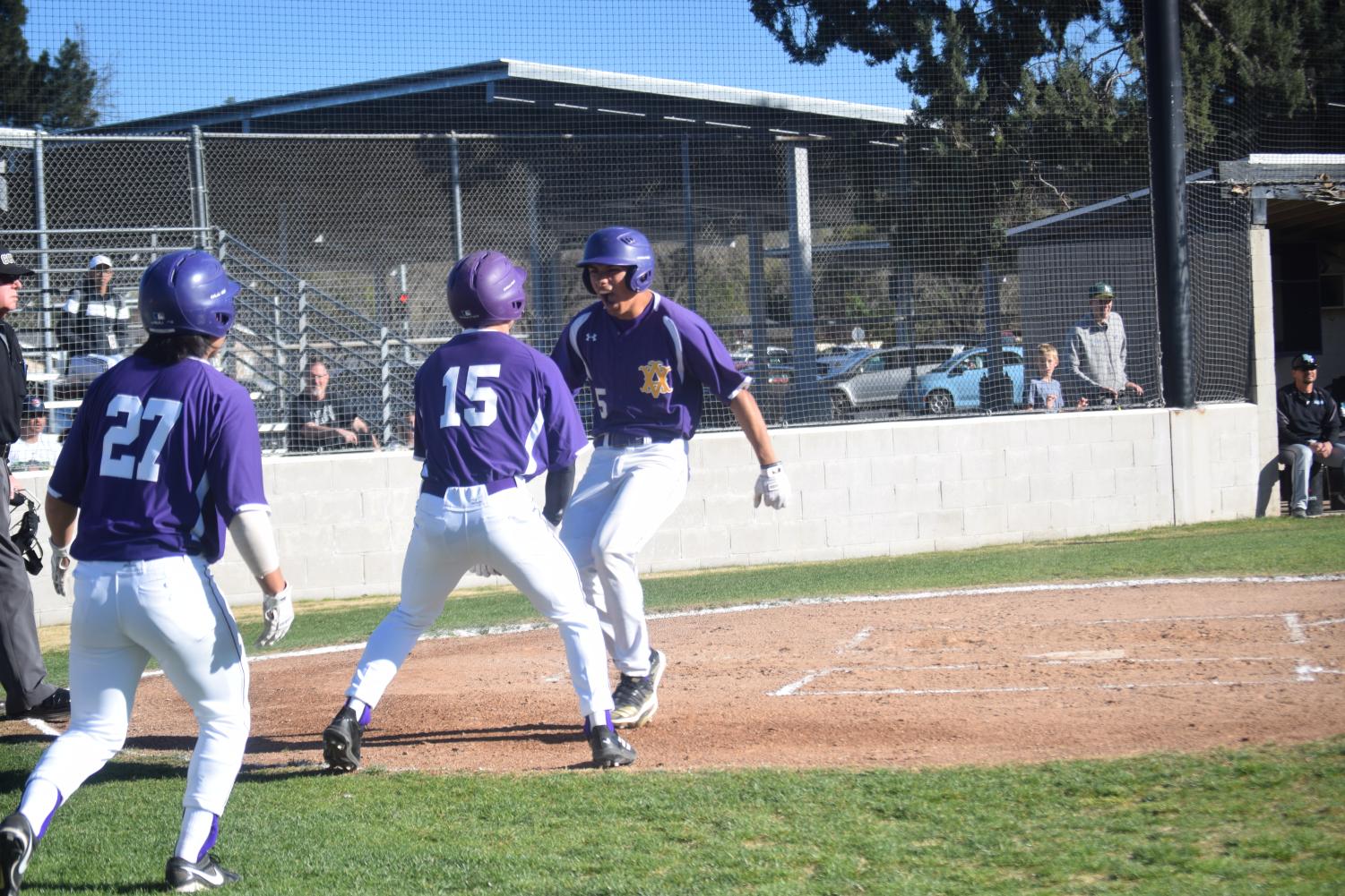 Amador varsity baseball takes a win on Deer Valley 11-2