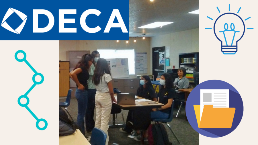 DECA+members+presented+their+proposals+before+each+other+on+campus+and+exchanged+advice.+