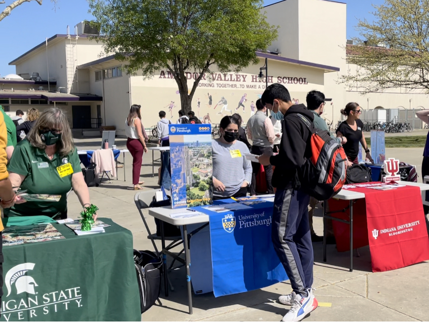 “Outside of the Box”: Amador hosts International College Fair