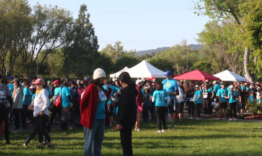 More than 2,000 people participated by walking and running in the fundraiser.