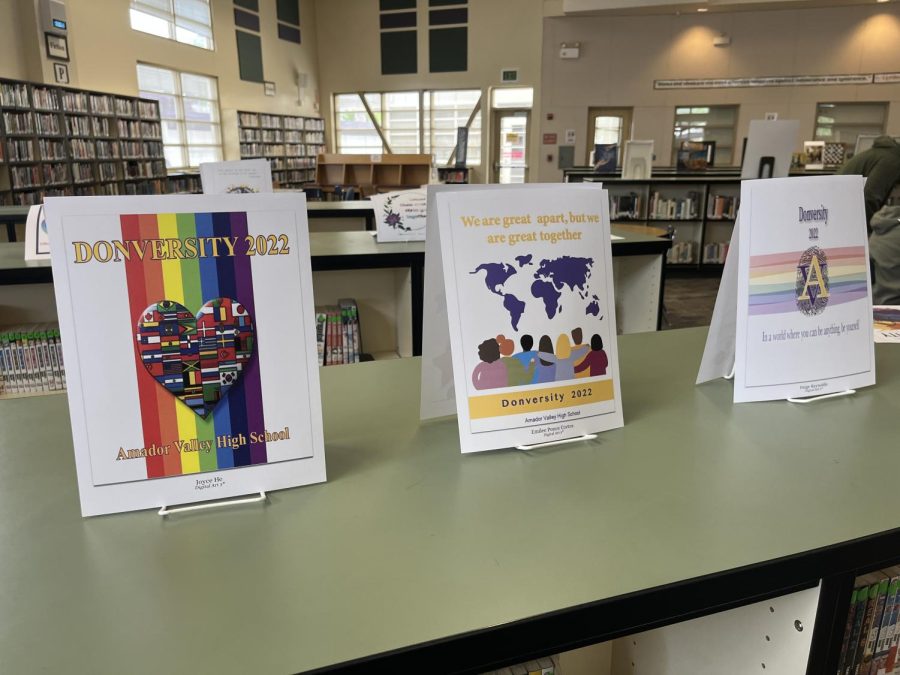 Digital Art students made graphic designs for Donversity to show the diverse community at Amador Valley High School.