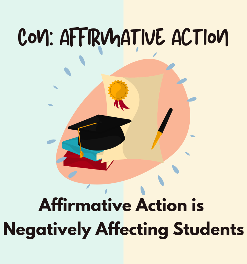 Affirmative action is, in fact, harmful to students.