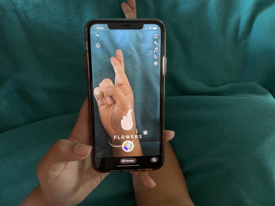 Snapchat's "Random Fingerspelling" lens teaches users to spell new words to familiarize themselves with the ASL Alphabet.