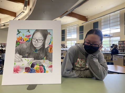 Artist Joanna Chu (‘23) designed her project with the overlying theme of capturing her daily life in her artwork.