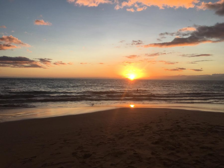 The sunset allows seniors to reminisce on their high school experiences.