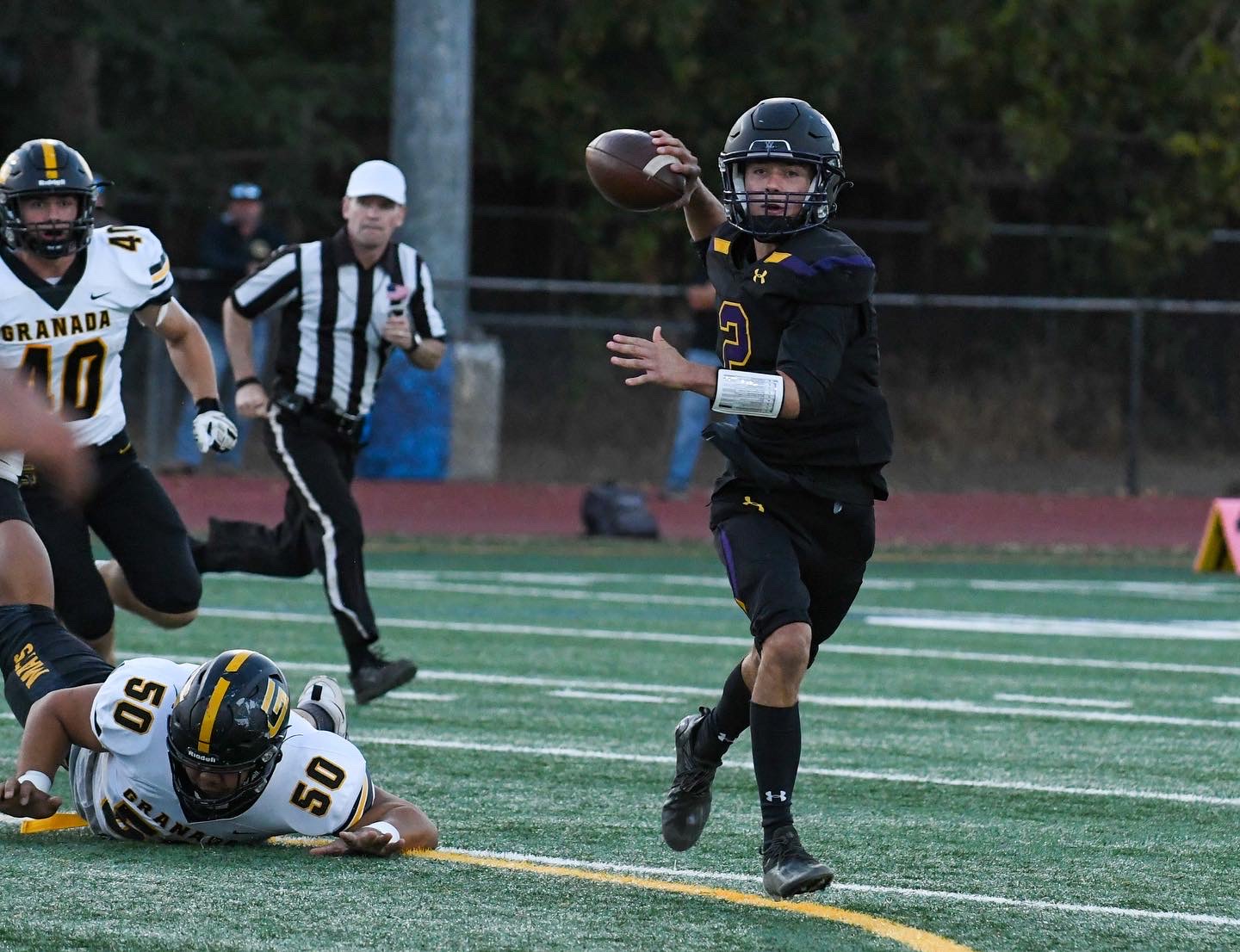 Amador Valley Football beats Granada 38-10 at its first home game