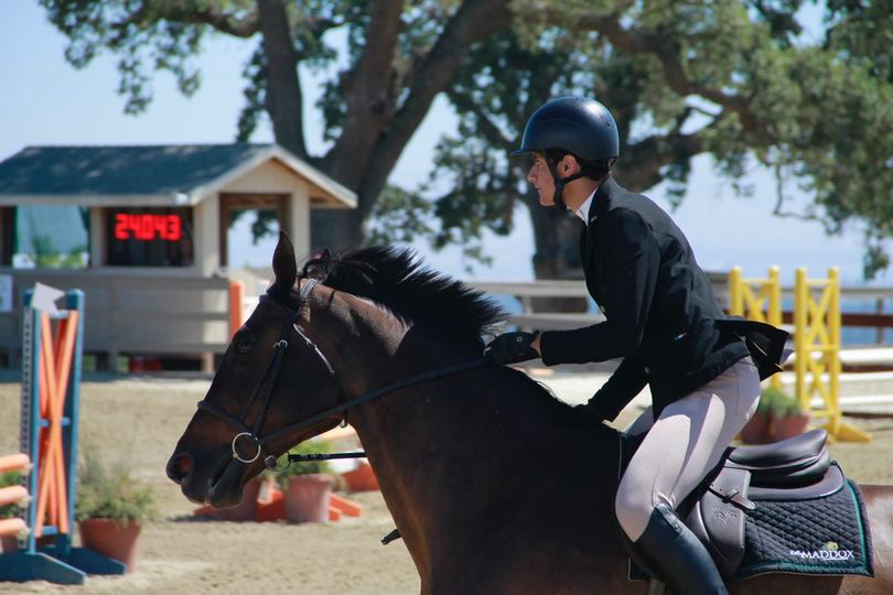 Choudhary has been horse-riding for nearly six years, and started officially competing two years ago.