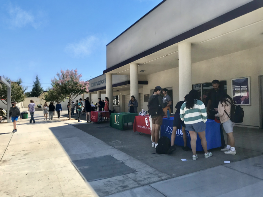 During the fall, college representatives often visit high school campuses to give students the chance to learn more about different universities. Amador Valley has multiple college visit days in the fall.