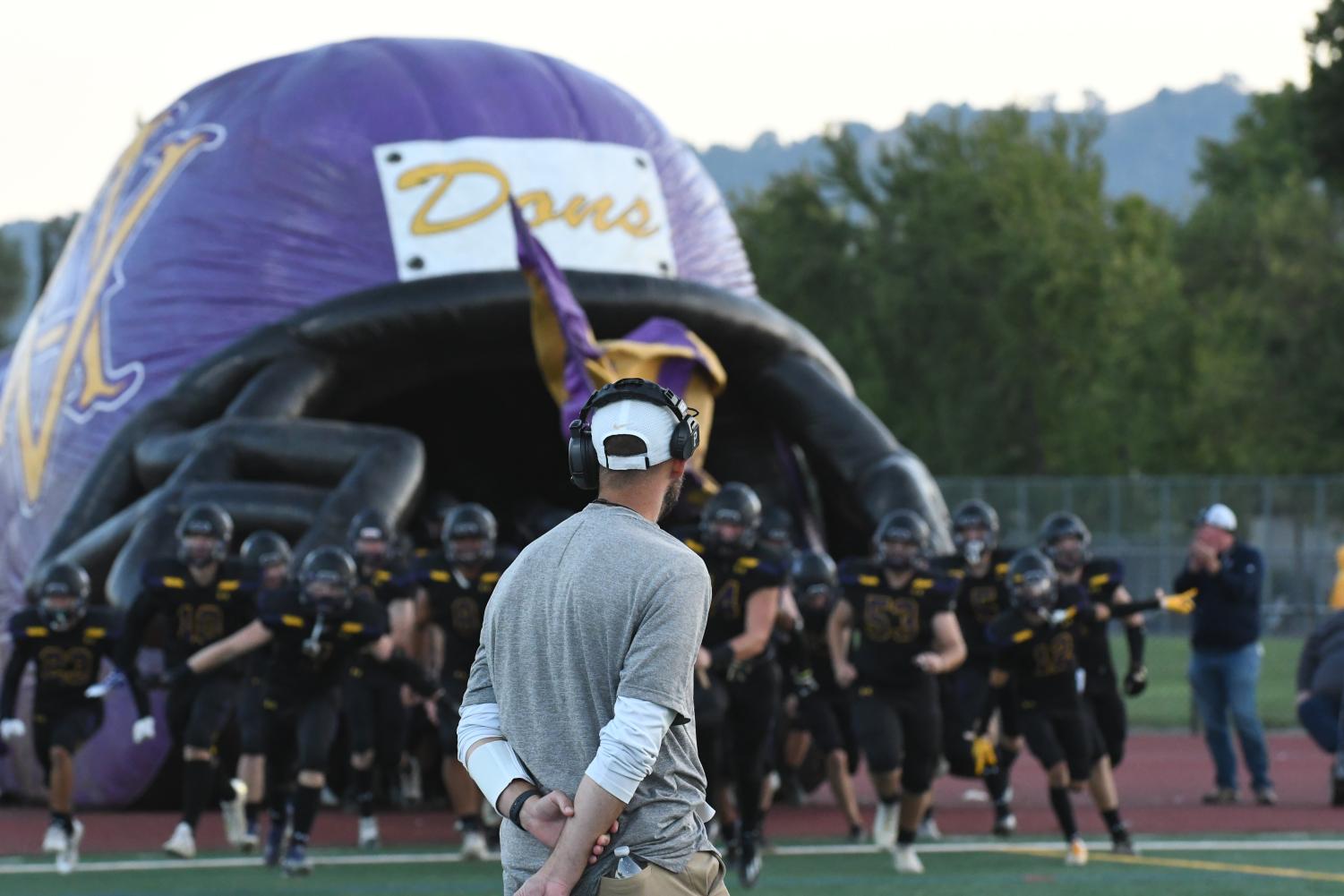 Amador+Valley+Football+beats+Granada+38-10+at+its+first+home+game