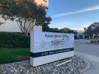 The future district office will be located at 5758 and 5794 West Las Positas Blvd.