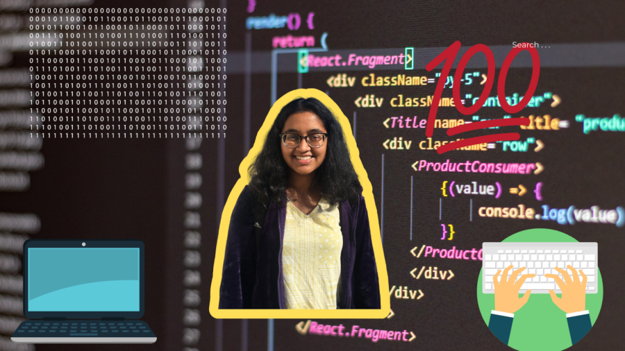 Tummula is the first student at Amador Valley to receive a perfect score on the AP Computer Science exam. 