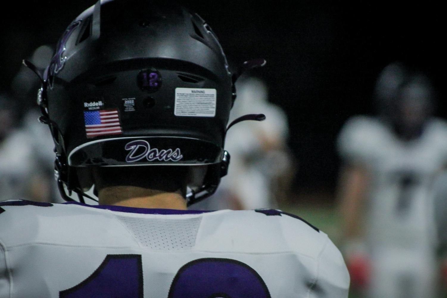 Dons go white out on a Saturday night football game against Menlo School