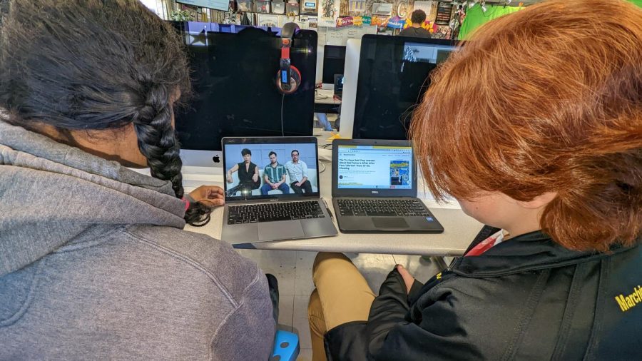 Buzzfeed fans watch the Try Guys’ statement to the public.