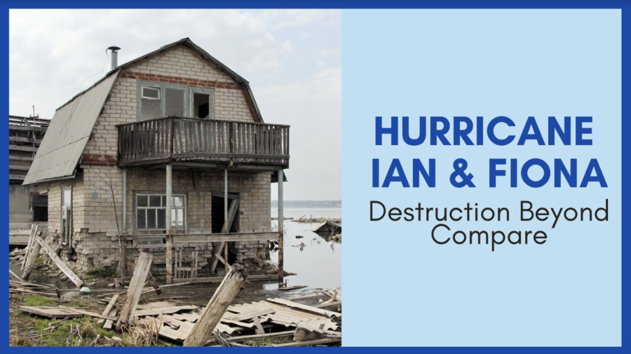 The force of Hurricane Ian and Fiona has been compared to other category four hurricanes like Hurricane Ida and Florence, both of which have ravaged North America.