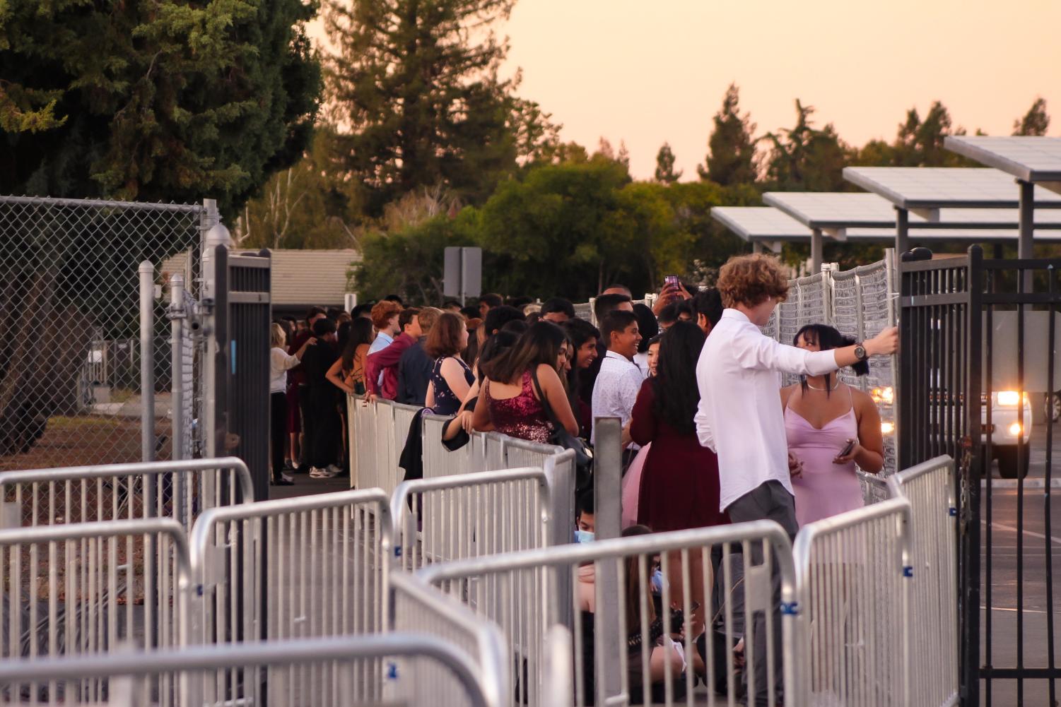 Homecoming dance: red carpet movie premiere