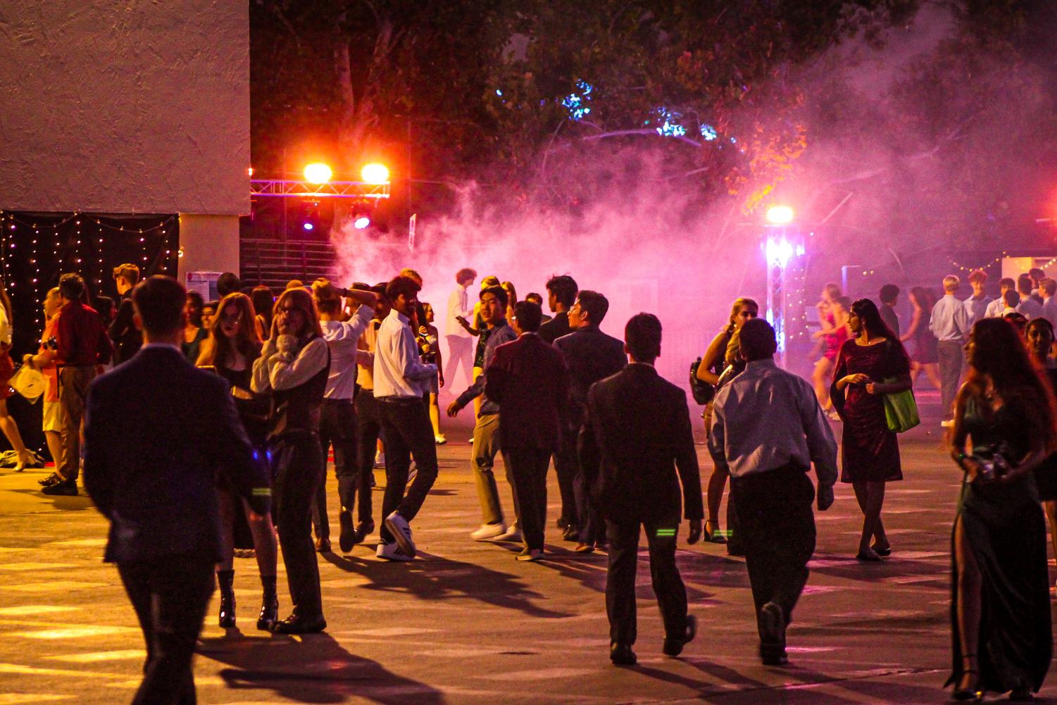 Homecoming dance: red carpet movie premiere