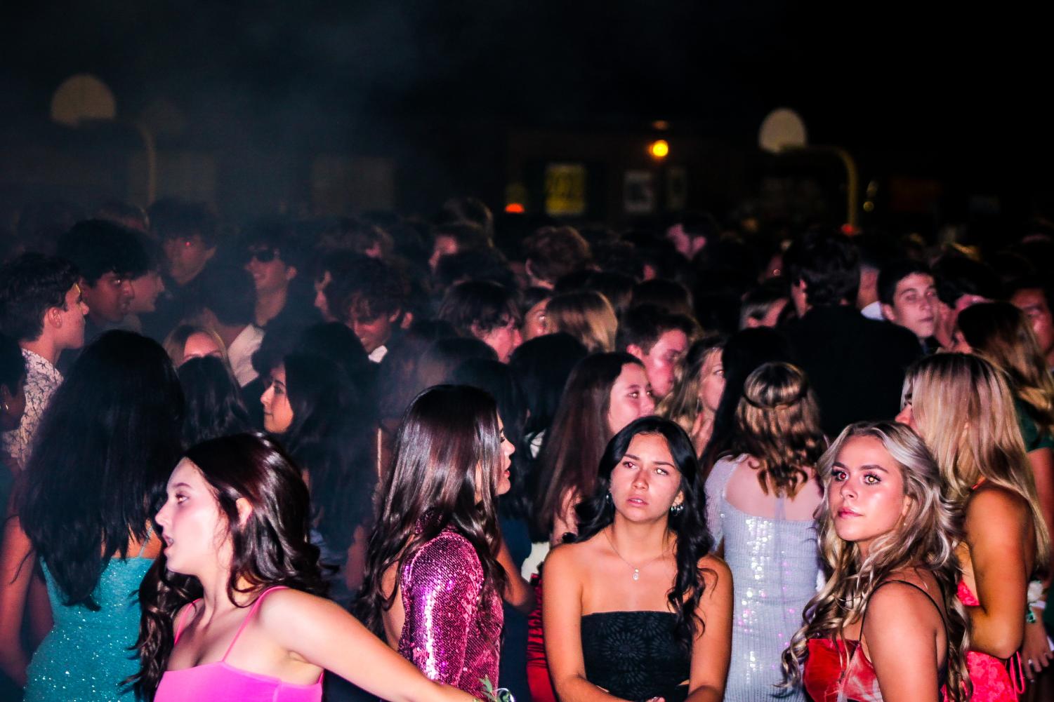 Homecoming dance: red carpet movie premiere