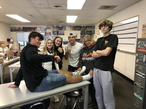 “I do it because I love working with motivated people, and you don’t find more motivated people than athletes. I also love sports and the relationships I build with the kids,” said athletic trainer Diana Hasenpflug.