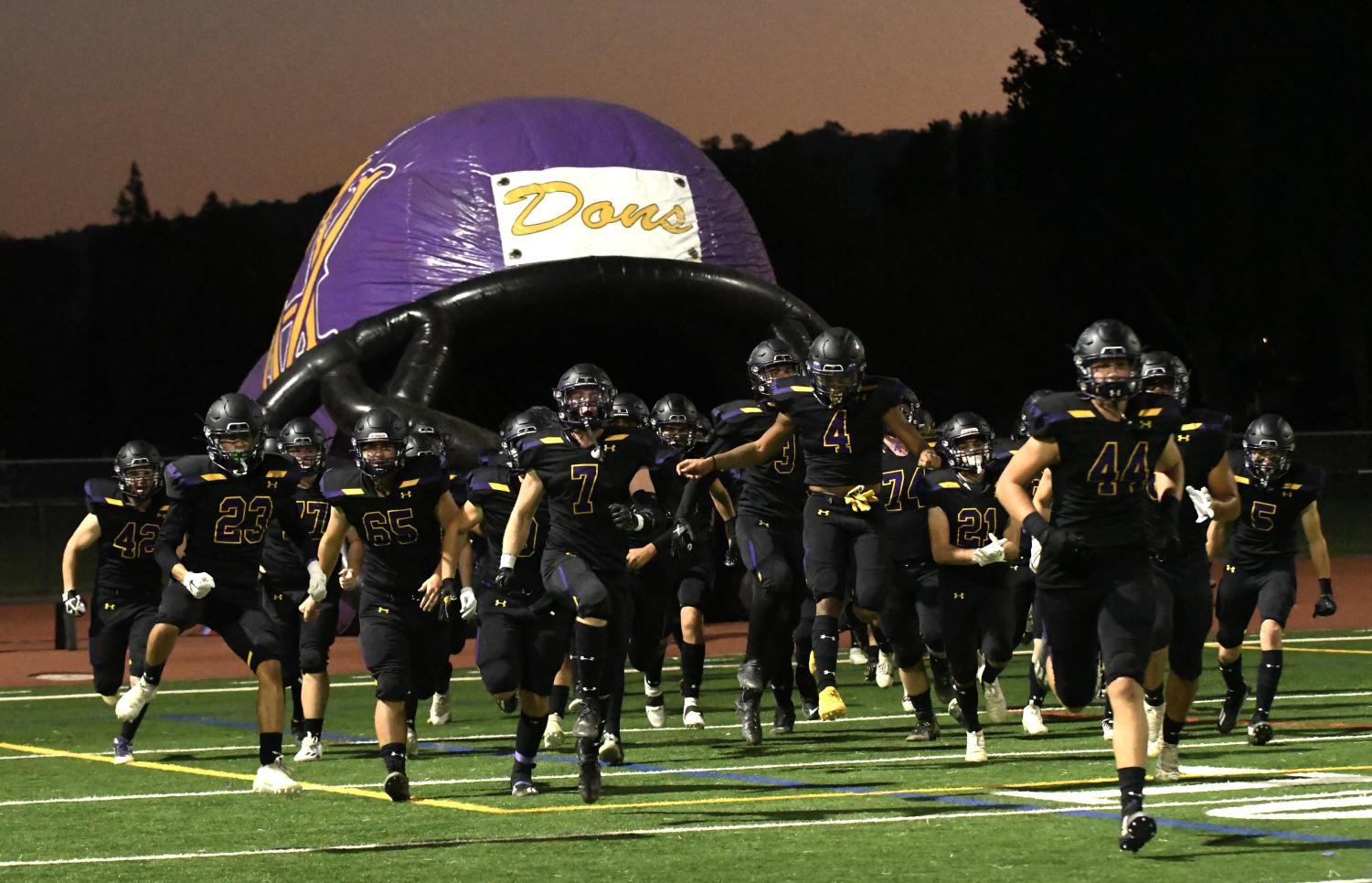 Dons football fight hard against Clayton Valley Charters