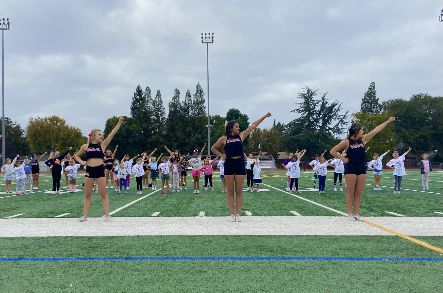 AV Cheer holds Full-Day Cheer Clinic for young Pleasanton students
