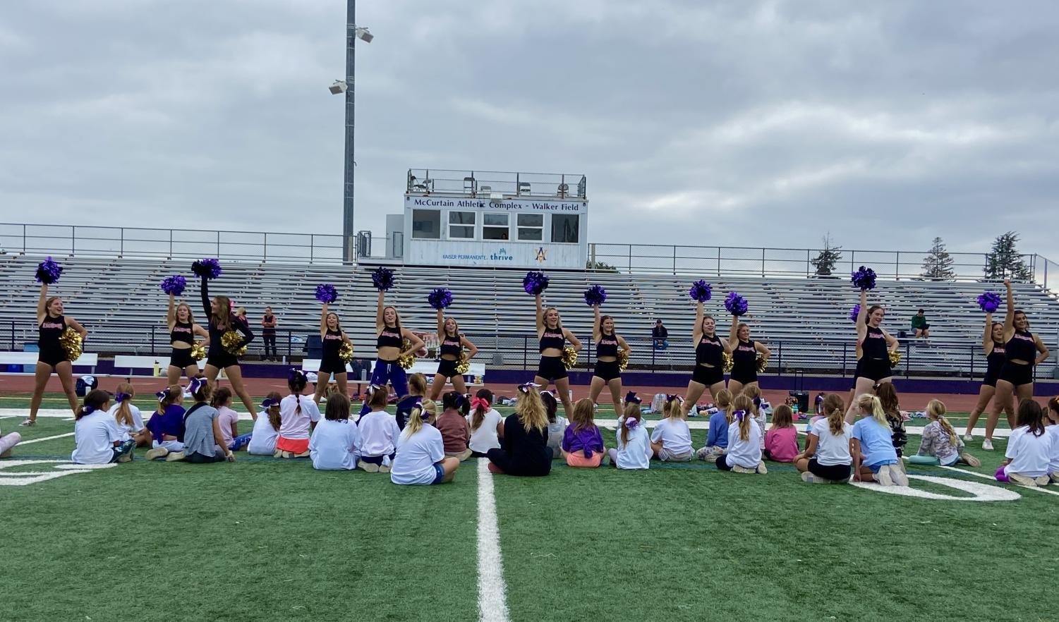 AV Cheer holds Full-Day Cheer Clinic for young Pleasanton students