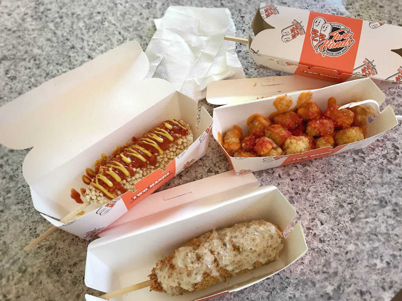 Food Review: Two Hands Corn Dogs