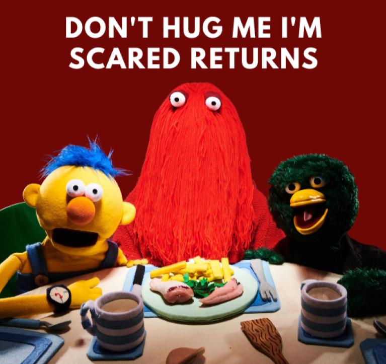 Classic and daringly disturbing Youtube horror series Dont Hug Me Im Scared makes its return after six years as a TV show.