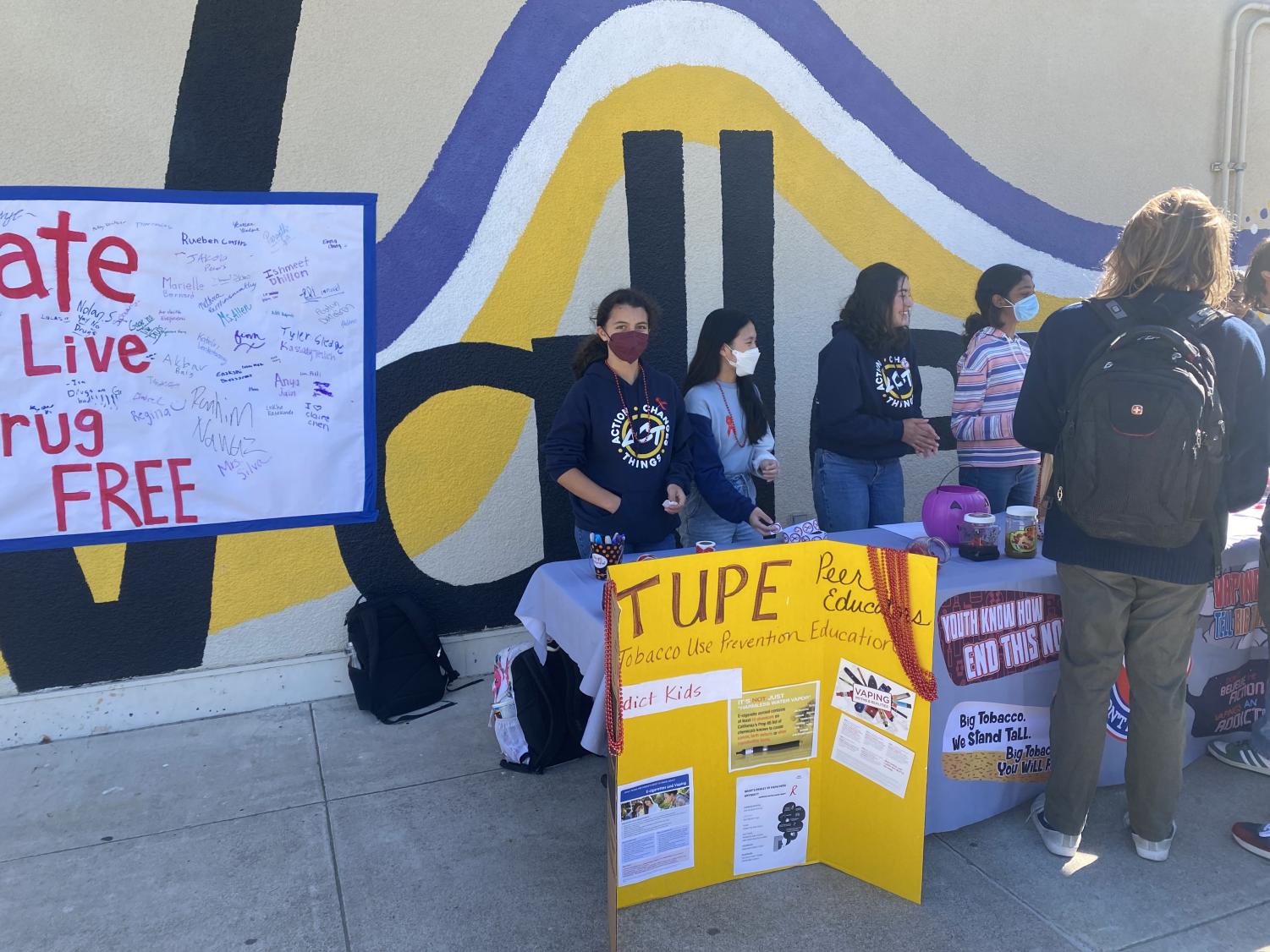 TUPE hosts Red Ribbon Week before Halloween