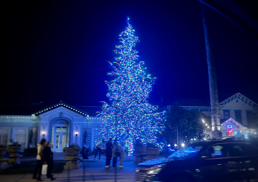 The+tree-lighting+ceremony+brightened+up+Main+Street+with+a+festive+mood.