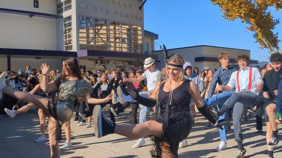 Megan Jagoe (24), along with the participating junior class, captured the spirit of the Roaring 20s through their performance of the Charleston Dance by dressing up in classic 1920s apparel.