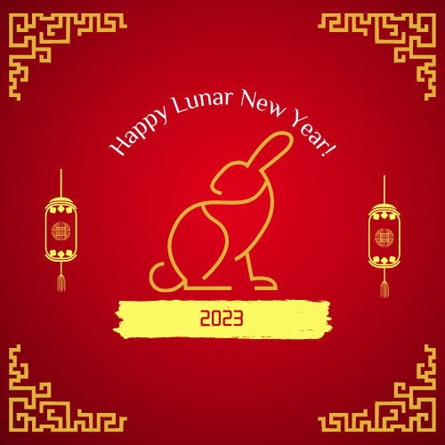 The year of the rabbit begins on January 22, 2023 symbolizing longevity, peace, and prosperity.