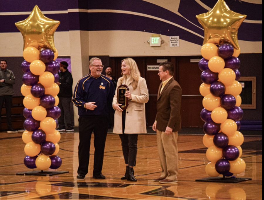 Jackie Gilbert was one of five​​​ inductees who entered Amador Valley’s Athletic Hall of Fame. She played lacrosse at Amador for four years.