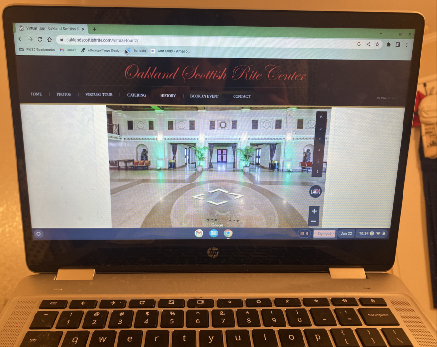 This is a virtual tour of the prom venue available on the Oakland Scottish Rite Center website.