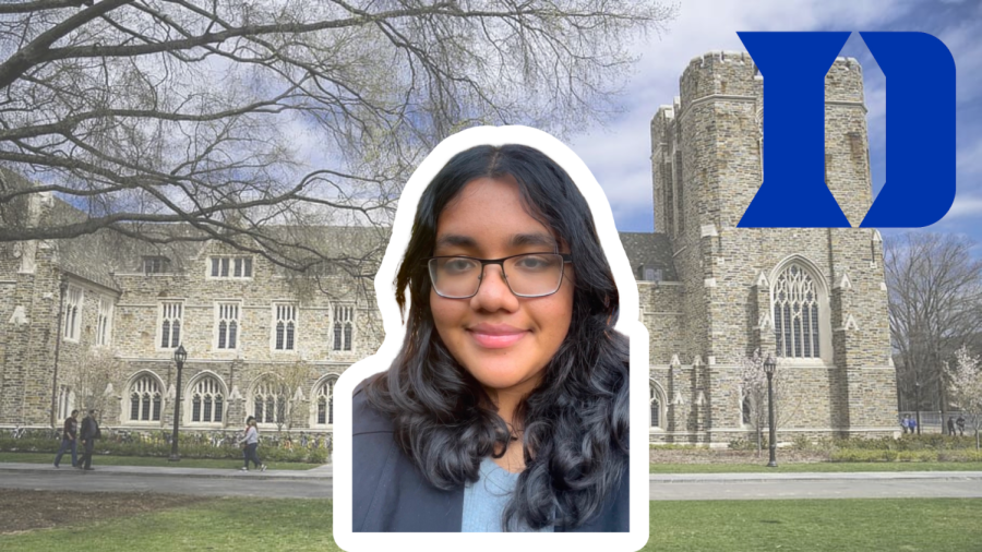 Simran+Pandey+%28%E2%80%9823%29%2C+President+of+Mock+Trial%2C+was+admitted+into+Duke+University.+She+shares+her+high+school+journey+and+gives+key+insights+to+help+students+apply+and+be+accepted+into+Duke+University.+