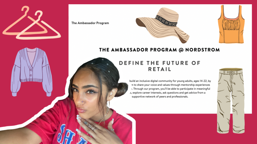 Since+around+July+2022%2C+Simran+Khemlani+has+been+a+student+ambassador+with+Nordstrom%2C+attending+Zoom+monthly+information+sessions+to+explore+the+fashion+industry.+